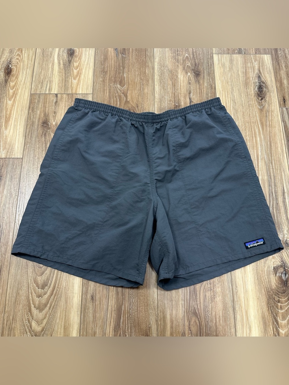 Patagonia Baggies Mesh Lined Shorts 6”, Style 58034, Forge Grey, Size Large